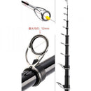 29pcs Saltwater Fishing Rod Parts Tip Tops Black Stainless Ceramic Repair Guides