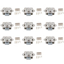 10pcs Push Button Drawer Cupboard Catch Lock Latch for Trailer RV Boat New
