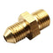 1/2-20 UNF Male to AN4 Male NPT Pipe Adapter Fitting 4 AN Bare Brass