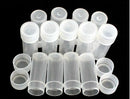 1.57 x 0.59in Plastic Small Bottle Vial Storage Container Sample collect25pcs