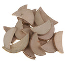 30x Wood Log Slices Discs For DIY Crafts Wedding Rustic Wooden Pile Ornament