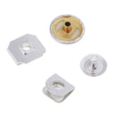 12 Sets 15mm Metal Sewing Hooks and Eyes Closure for Trousers Skirt Dress