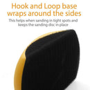 6 Inch Hand Sanding Block For Hook & Loop Sandpaper Hand Pad Polishing Pad  D1I1