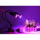 E27 LED Planting Grow Light Clip On Flexible Lamp Holder US Plug Dual Head