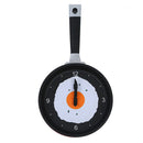 Frying Pan Clock with Fried Egg - Novelty Hanging Kitchen Cafe Wall Clock K