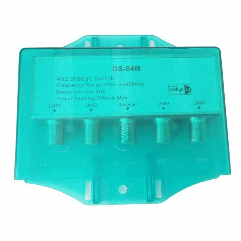 DiSEqC Switch 4/1 HDTV Switch Sat Distributor with Waterproof Housing R4G8
