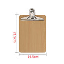 A5 Size Wooden Clipboard Clip Board Writing Sheet Pad School Hanging Note Pads