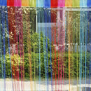 Colorful Rainbow String Fringe Door Curtain Window Room Divider 200x100cm