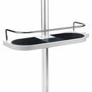 Shower Shelf Telescopic Adjustable Bathroom Organizer Shelf for Shower Bar