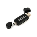 Micro USB OTG to USB 2.0 Adapter SD Card Reader For Android Phone Tablet PC