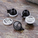 4pcs RC Car LED Light Cover Lampshade for 1:10 Tamiya HSP (Round White)