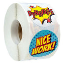 500pcs/roll Reward Words For Kids Funny Portable Motivational Stickers Removable