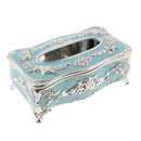 Tissue Box Luxurious Box European Rectangle Napkin Paper Holder Ring Tissue