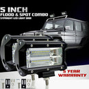 1Pcs72W Useful LED Work Light Bar Car Boat Off-Road Fog Driving Light Waterproof