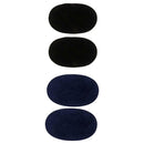2 Pairs Suede Iron-on Elbow Knee Patch Repair Sewing Applique For Coat Jeans