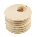 150pcs Natural Round Unfinished Wood Pendants Wooden Circles 30mm 40mm 50mm