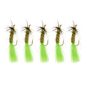 5pcs Brass Bead Head Fly Woolly Bugger Flies Streamers Fly Fishing Lures Set