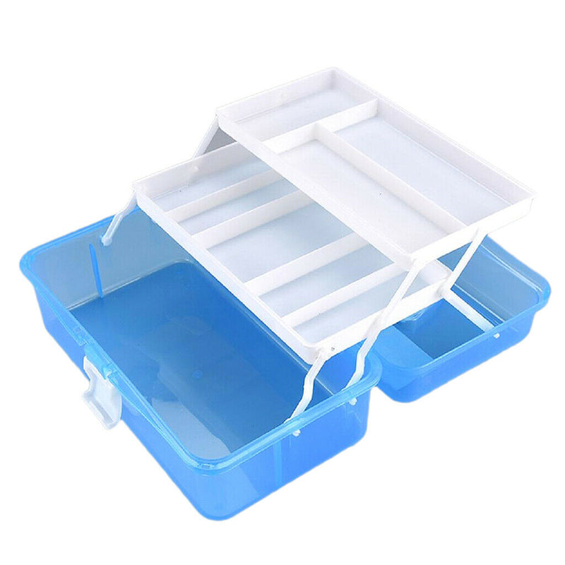 12 inch Translucent Carrying Case Art/Craft Supply Toolbox Storage Container