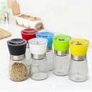 Salt and Pepper Grinder Set Stainless Steel Stand Spice Ceramic Mill Grinders FT