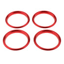 4pcs Red Air Vent Outlet Decor Ring Cover Trim Fit for Audi A3 S3 13-16