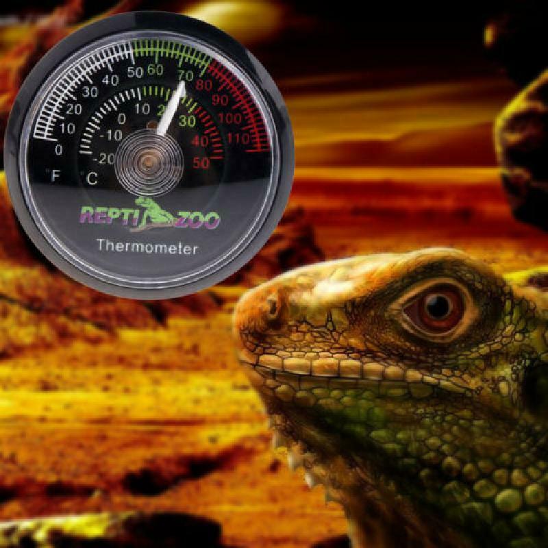 Vivarium Reptile Tortoise Terrarium Temperature Thermometer With Colour Codes v