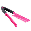 Fashion V Type Hair Straightener Comb DIY Salon Hairdressing Styling Tool
