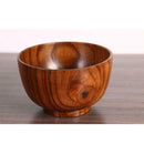 3pcs Natural Healthy Wooden Bowl Soup Noodle Children Fruit Rice Bowl Tableware