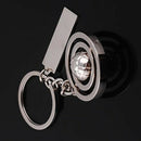 Rotating Ball key rings car key holder Soccer Ball Keychain Football Key ch P2Q4