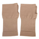 1 Pair of Elastic Wrist Brace Support for Arthritis Carpal Tunnel Nude (S)