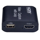 HDMI Video Capture Card USB2.0 4k HD Adapter Recording With HDMI Loop-out