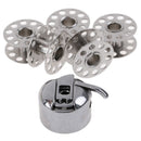 6pcs Metal Bobbins Spool Sewing Craft Tool for Sewing Threads Bobbins Accessory
