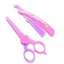 4X/lot Salons Hair Care Barber Eyebrow Razor Hair Dryer Scissors For s Kw