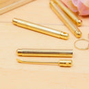 Folding type Golden Earwax Cleaner Ear Wax Removal Tools Ear Spoon Attached NTME