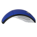 Laptop PC 2.4GHz Wireless Foldable Folding Arch Optical Mouse USB Mice Blue