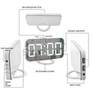 Digital Alarm Clock,6 Inch Large Led Display With Dual Usb Charger Ports Au D1J2