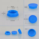 100x 1/2'' Round Plastic Blanking End Cap Geyser Hose Pipe Sealing Plug DN15