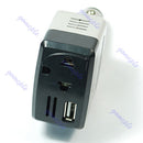 Car Auto Charger Adapter DC 12V To 220V Charger Power AC Converter With USB New
