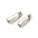 50Pcs New lapel pin safety pin 15 mm for DIY brooch pin badge OZ