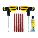 Car Tubeless Tyre Tire Puncture Repair Plug Kit Needle Repairing Tool Patch V4W0