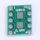 20Pcs Sop10 Msop10 Sop23 To Dip-10 Pinboard Smd Adapter 0.5Mm/0.95Mm Dip Pi I1L8