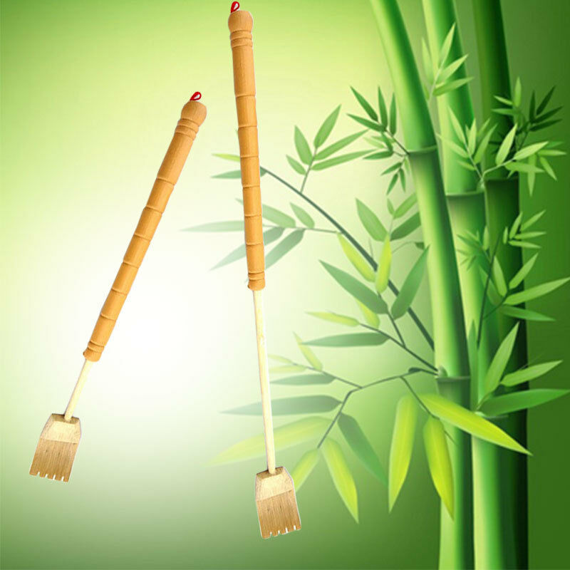 Bamboo Back Scratcher Itch Telescopic Relaxer Handy Itching Self Massager Chic