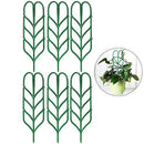 Garden Trellis For Climbing Plants, Leaf Shape Potted Plant Support Vines V A2N4