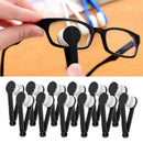 24Pcs Eyeglass Microfiber Spectacles Cleaner Soft Brush Cleaning Tool Black