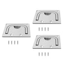 3pcs Boat Hatch Cabinet Drawer Lift / Pull Handle 316 Marine Stainless Steel