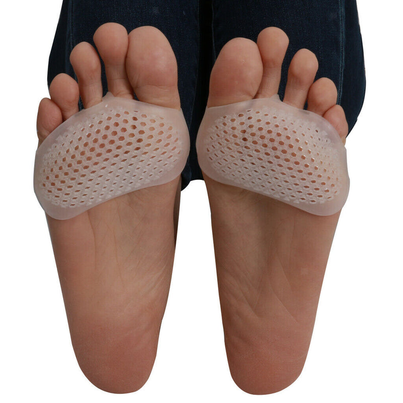 1 Pair Open-toed Forefoot Cushions Toe Separators Metatarsal Pad Pain Relief
