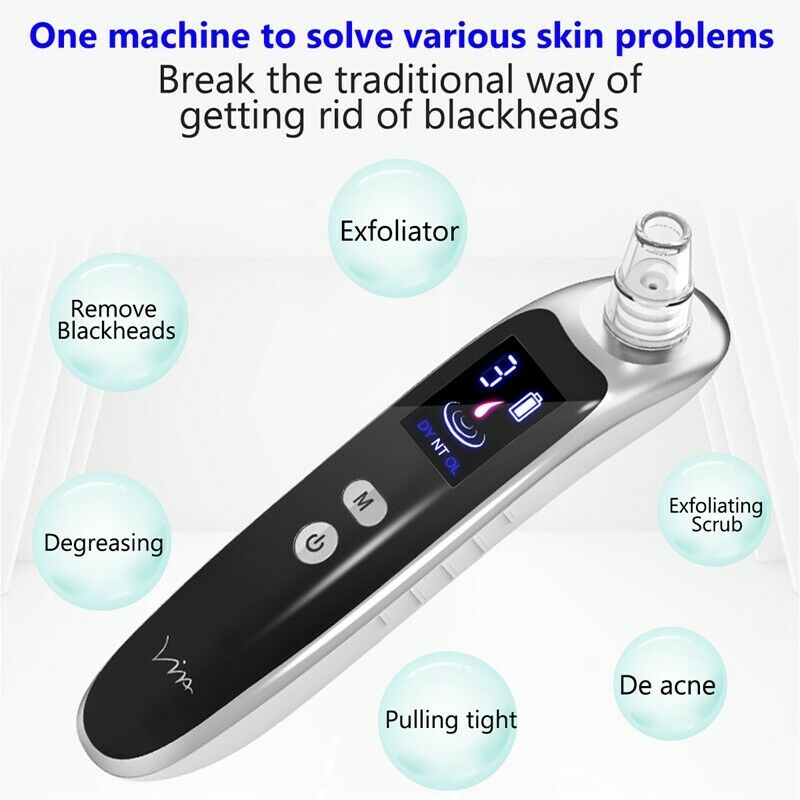 Face Nose Acne Black Dot Pimple Blackhead Remover Electric Blackhead Vacuum O3A5