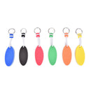 1pc EVA Floating Keychain For Water Sports Marine Boat Swimming Oval Keyrin.ES