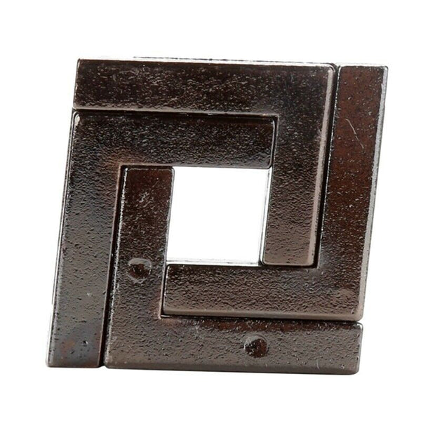 Alloy Square Lock Puzzle Brain Tester Iq Test Kids Adults Intelligent Toys  L6L3