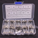 6x30mm Assorted Kit Fuses Safe Holder Tube Glass Multi Current Car Tool