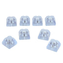 8pcs Transparent Furniture Pads Non Slip Square Desk Chair Sofa Table Feet Pads